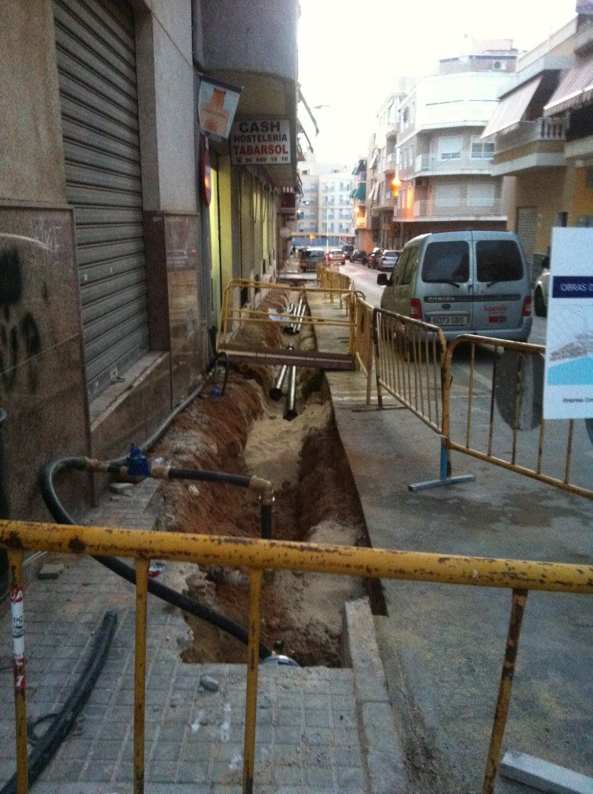 Canalización del plan Director de Agua