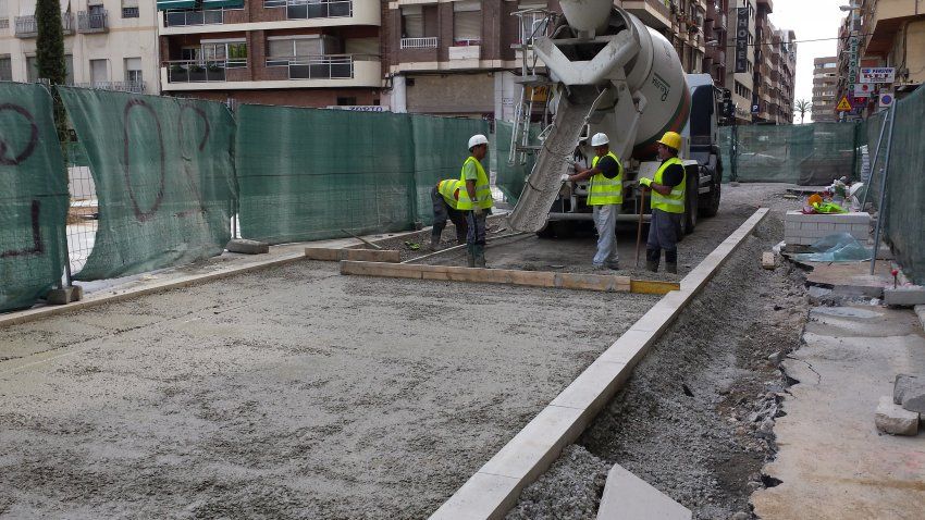 Reparación pavimento de la Canalización de Red de Agua Potable en Pintor Lorenzo Casanova- Alciante