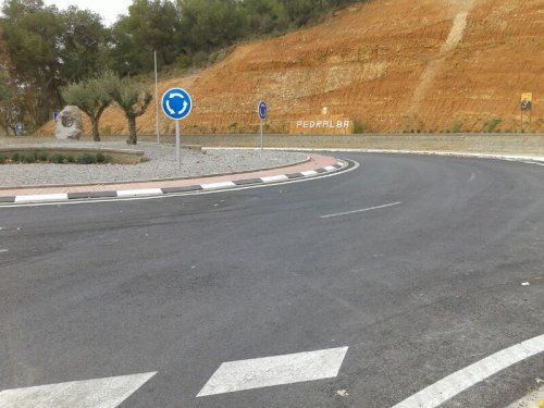 Variante de Pedralba- Carretera - adecuación rotonda